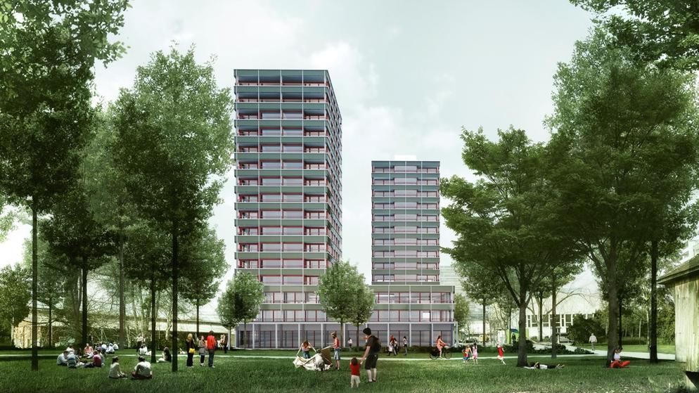 Stadtpark: Neubau mit Alterswohnungen